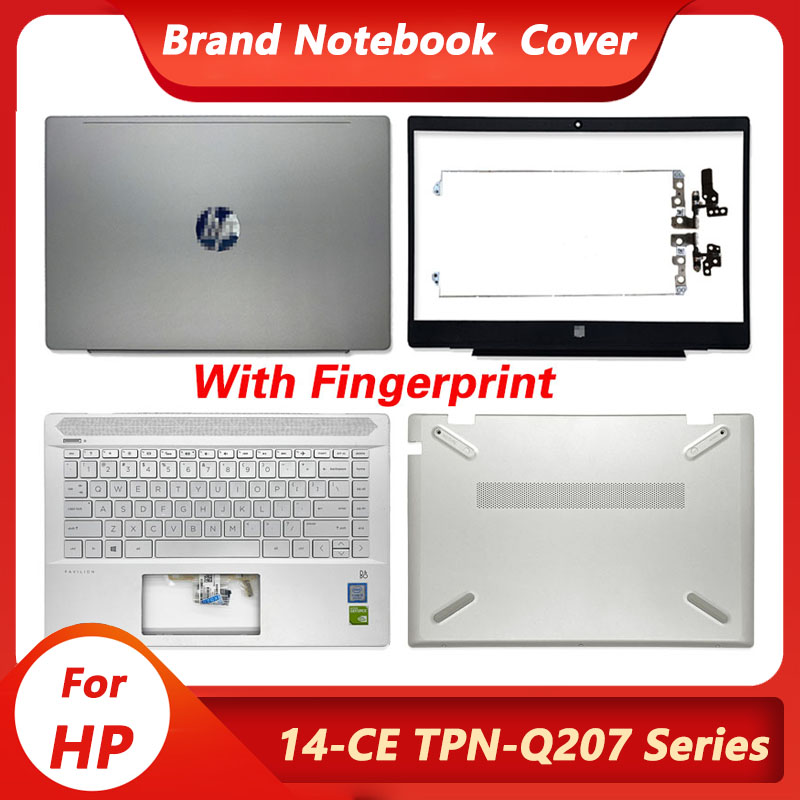 HP 14-CE TPN-Q207 LCD 뒷면 커버/전면 베젤/경첩/손목 받침대/하단 케이스/힌지 커버 L19174-001 용 NEW Top Back Caes